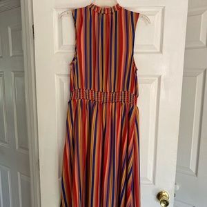 Striped Modcloth sleeveless dress, size L